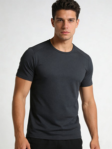 T-shirt Sportiva in Nylon Spandex 200G, Tessuto Berliner, Protezione Solare, Asciugatura Rapida, Vestibilità Comoda per Palestra e Corsa, Unisex - Product Image 1