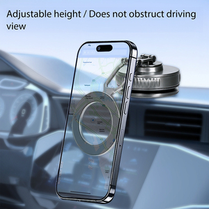 Oem Custom 3 Axis Adjustable Magnetic Car Phone Holder Zinc Tpu N52 Strong Magnet Vacuum Suction for Dashboard <b>Desk</b> - Product Image 3