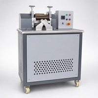 Machine de granulation de plastique de laboratoire, broyeur à deux rouleaux, variateur de fréquence (VFD), mélangeur de composés, granulation, rapport réglable, CE ISO