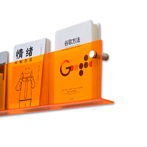 Estantería acrílica, estilo minimalista, estantería acrílica, personalizable, decoración de librería, estantería de pared,. - Product Image 4
