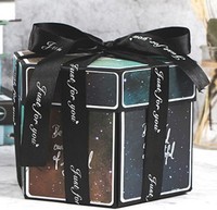 Cajas Explosivas para Boda de Diseño Personalizado, Sencillas, de Cartón Corrugado con Recubrimiento UV, Reciclables, para Recuerdos de Boda, Invitaciones y Regalos