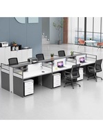 Bureau en bois moderne en forme de L, réglable en hauteur, pour usage commercial, avec isolation acoustique imperméable, tiroir utilitaire, garantie 1 an