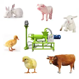 Süt çiftlik ekipmanları inek gübresi Dewater vida pres makinesi hayvan gübre kurutma susuzlaştırma makinesi