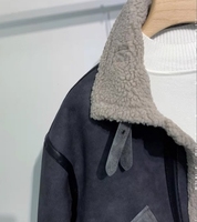 Fait sur mesure Infinity hommes décontracté en peau de mouton bombardier en cuir veste hiver coupe-vent adulte volant aviateur Style PU