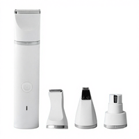 Kit de toilettage pour chien en vente chaude d'usine, tondeuses à faible bruit, coupe-ongles rechargeable sans fil, lime à ongles écologique en plastique pour animaux de compagnie