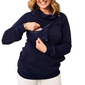 Felpa per l'allattamento di un pezzo di maternità autunno <span class=keywords><strong>inverno</strong></span> personalizzata cura della madre di gravidanza bambino che allatta dolcevita traspirante - Product Image 1