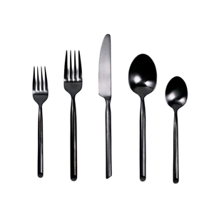 Recién llegado, India fabricado en el más barato, estilo moderno, cubiertos plateados para fiesta de cumpleaños, tenedor, cuchillo y cuchara, juego para uso en bodas - Product Image 1