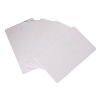 Carte NFC PVC 86*54 mm Blanche Vierge, Réimpression Intelligente de Cartes de Visite, Carte de Contrôle d'Accès NFC 13,56 Mhz