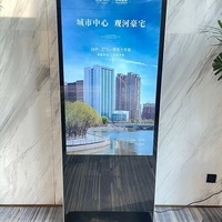 Écran LED intérieur Moniteur Lcd Kiosque publicitaire Panneau de lecteur Affichage numérique permanent au sol Signalisation pour centre commercial