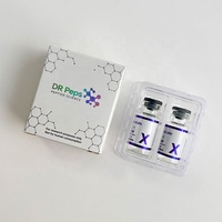 Boîte d'emballage en papier holographique personnalisée avec gaufrage doré, matériaux recyclés, inserts pour crème pour le visage, emballage pour flacons de 3 ml, 5 ml, 10 ml