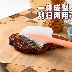 Espátula de silicona de una pieza al por mayor, espátula de cocina creativa de doble uso para crema y aceite, utensilios de repostería - Product Image 3