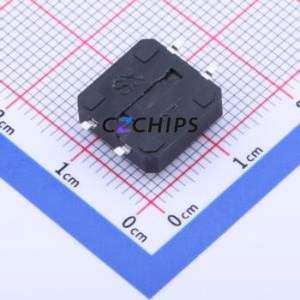 TS125TP-SZ Tactile Switch SMD Switch Single Pole Single Throw Round Button 2.5N Vertical Mount - Product Image 2