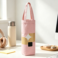 Portabiberones Térmico con Diseño de Puntos y Forro de Aluminio para Cochecito, Bolsa Aislante para Almacenamiento de Leche, Logotipo Personalizado