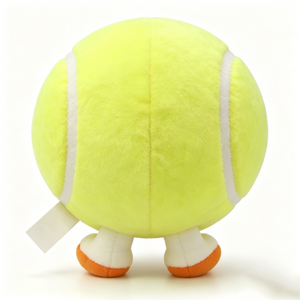 Peluche Personalizado de Pelota de Tenis, Adorable Juguete de Peluche Amarillo con Bordado de Estrella, Brazos y Piernas - Product Image 4