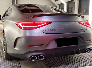 ชุดแต่งสปอยเลอร์หลังรถยนต์ สำหรับ Mercedes Benz CLS Class W257 C257 CLS400 CLS550 AMG ปี 2018-2024 อะไหล่ตกแต่งภายนอก - Product Image 5