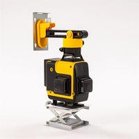 Niveau laser 4D à lumière verte 16 lignes, haute précision, économique, avec batterie, 4x360 4D, ligne croisée verte