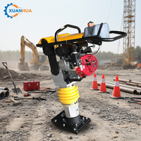 Compacteur pneumatique électrique portable de 80 kg, machine à tasser