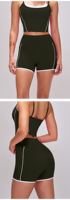 Shorts de yoga taille haute pour femme, effet push-up, en Spandex/Nylon, infroissables, respirants, séchage rapide, couleur unie, avec poches, pour la course