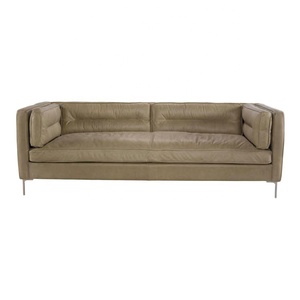 202603 300000 SKU ODM Public Company Shayne Juego de Muebles de Sala de Estar de Cuero de Lujo Personalizado de Alta Gama, Sofá Chesterfield Estilo Alemán - Product Image 1