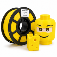 Filamento PETG Básico Amarillo, Material de Impresión de Alta Resistencia a Impactos, Filamento para Impresora 3D para Fabricación de Moldes