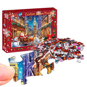 <span class=keywords><strong>Puzzle</strong></span> Natalizio Incantato con Scatola Luminosa, Regalo Personalizzato con Arte Stampata, Effetto Foil, Floccato, Laser, Magico, <span class=keywords><strong>Puzzle</strong></span> Artigianale su Misura - Product Image 3