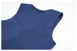 Combinaison de yoga une pièce pour femme, col carré, sans manches, coupe capri, unitard, effet ventre plat et rehausseur de fessiers, pour entraînement, gym et fitness - Product Image 6