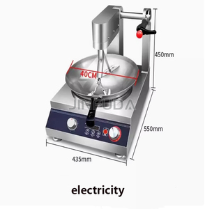 Wok électrique automatique pour la cuisson commerciale, robot de cuisine pour restaurant, riz frit - Product Image 4