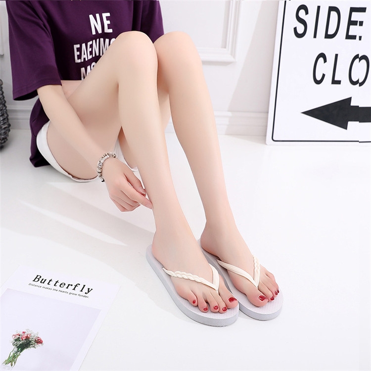 Beach Slippers Sandals Non-slip Beautiful Strap Reflexology Flip Flop Summer Flip Flops for Women