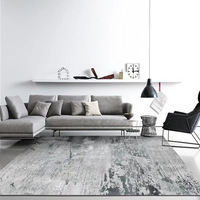 Tapis de sol nordique moderne minimaliste de luxe haut de gamme, grande surface, antidérapant, pour salon, canapé, table basse, chambre à coucher