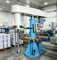 Homogeneizador Emulsionante de Alto Cizallamiento Polyc SS304 316 800L con Estator y Rotor, Elevación Hidráulica y Certificación CE para Químicos, Pinturas y Cosméticos