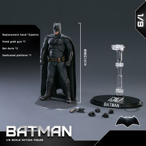 Figura de Acción de <span class=keywords><strong>Batman</strong></span> con Armadura Ligera de la Liga de la Justicia de DC, Auténtica, Escala 1/9, 19 cm/7.5 pulgadas, con Muchos Accesorios, Juguete Coleccionable - Product Image 2