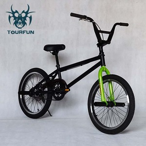 Tourfun BMX 20 Inch Aluminum Alloy <b>Frame</b> Rigid Disc Brake Freestyle Stunt <b>Bike</b> Comfort Saddle 90kg Load Capacity - Product Image 3