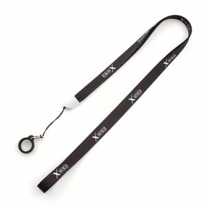 Wholesale Design Sublimation Polyester Personalized Silicone Ring Pen Holder Neck Lanyard with logo - Product Image 3