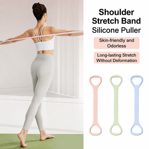 Bande d'exercice en silicone en forme de 8 pour la maison, extenseur de poitrine, corde de résistance élastique, yoga, pilates, mise en forme corporelle, vente en gros, OEM - Product Image 5