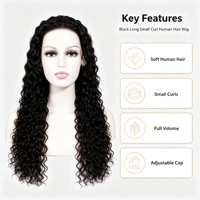 Perruque Lace Front Transparente 13x4 Bouclée Profonde 100% Cheveux Humains, Ligne de Cheveux Naturelle, Vente en Gros pour Femmes Noires