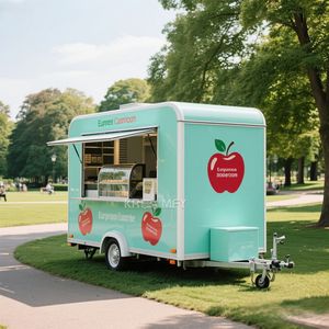 2025 Barbeque Bbq Cart Car Outdoor <b>Mobile</b> Food Trailer for Sale - Product Image 4