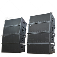 Haut-parleur professionnel à double réseau 12 lignes haut-parleur de grand système audio équipement de performance de scène intérieure extérieure