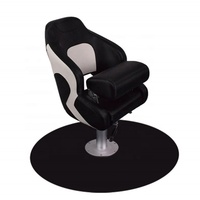 Chaise de capitaine de luxe confortable et pliante en vinyle de qualité marine Siège de capitaine de bateau marin