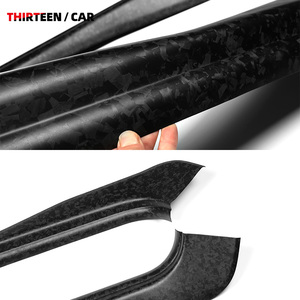 Acabamento de soleira de porta em fibra de carbono seca forjada para BMW M2 G87 Série <span class=keywords><strong>2</strong></span> G42 M240I M225 235 G87 M2, decoração de soleira de porta. - Product Image 6
