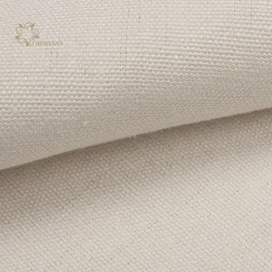 Tela de lona de algodón orgánico de cáñamo de alta calidad para bolsos de mano