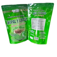 Sachet Doypack en plastique avec logo personnalisé pour poudre de noix, poudre de lait de soja, farine de maïs, graines de lin