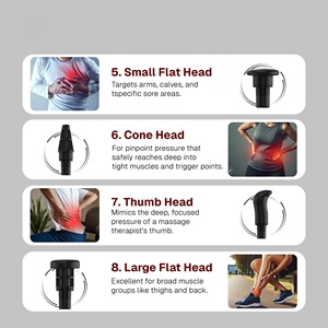 Pistolet de massage musculaire sans fil 2026 : Le meilleur mini pistolet de percussion pour le corps, vibrations profondes des tissus, idéal pour le sport - Product Image 3