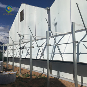 Invernadero de privación de luz negra comercial Sainpoly con sistemas de cultivo hidropónico para cultivo de plantas - Product Image 6