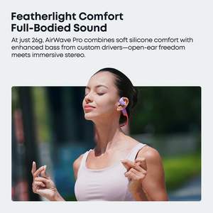 Pour Langsdom AirWare <span class=keywords><strong>Pro</strong></span> casque de course oreille ouverte son supérieur IP67 étanche intégré 32GB MP3 - Product Image 3