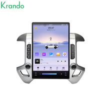 Lecteur DVD de voiture Tesla 15,6 pouces pour Chevrolet Silverado GMC Sierra 2014-2020, CarPlay sans fil, autoradio Android, navigation GPS, stéréo