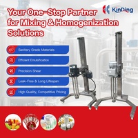 Mélangeur cosmétique pneumatique/électrique à cisaillement élevé Kinding, pompe homogénéisatrice émulsifiante en SUS316L pour applications chimiques et cosmétiques