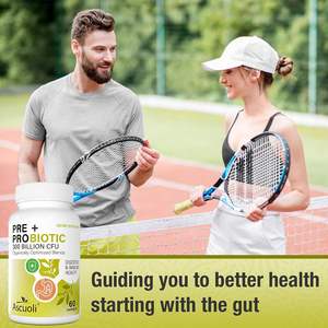 OEM/ODM प्री + प्रोबायोटिक्स कैप्सूल - 300 बिलियन सीएफयू, 22 स्ट्रेन प्रोबायोटिक्स दैनिक प्रोबायोटिक्स पाचन स्वास्थ्य के लिए, इम्यून कॉन्स्टिपा - Product Image 5