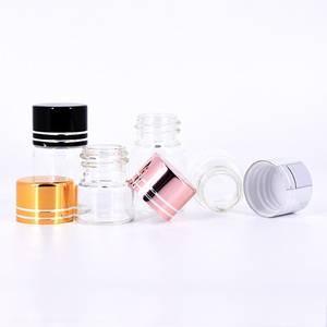 3Ml <span class=keywords><strong>5Ml</strong></span> Chai Thủy Tinh Nhỏ Lọ Mẫu Thuốc Phòng Thí Nghiệm Hộp Đựng Thuốc Thử Bột Với Nắp Vặn Vàng Hồng - Product Image 2