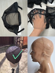 Letsfly Perruque sans colle économique, outil de couture pour extensions capillaires et travaux d'aiguille, filet de fabrication de perruques noires, pince à cheveux, bande élastique - Product Image 3