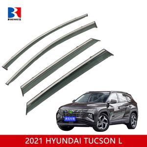 Pare-soleil pour vitres de voiture HYUNDAI TUCSON 2021+ Accessoires extérieurs Déflecteurs de pluie et de vent Protection contre le vent et la pluie - Product Image 2